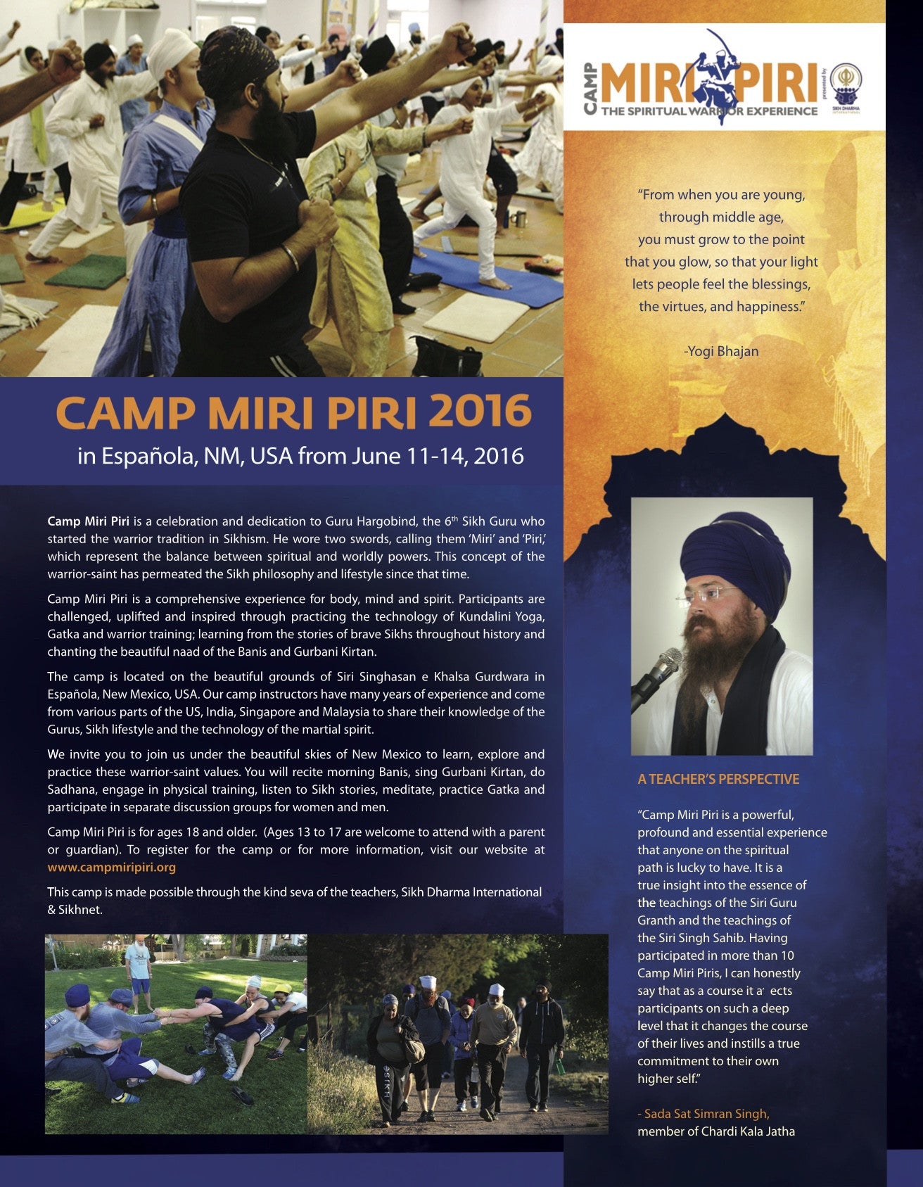 Camp Miri Piri 2016 - Join Us